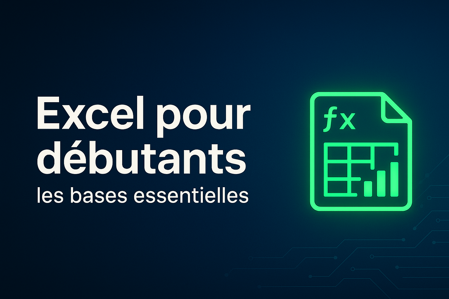 Excel pour débutants