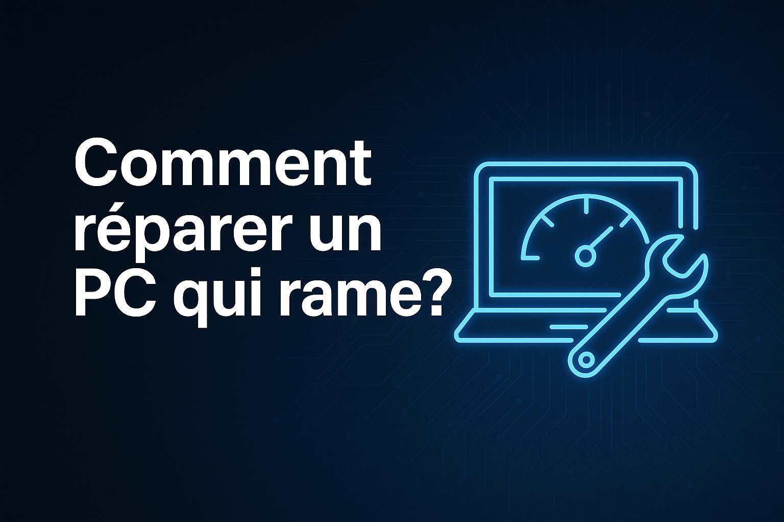 Comment réparer un PC lent